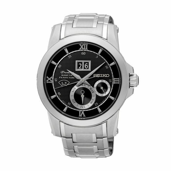 Seiko SNP135P1 SNP135 Premier Kinetic Perpetual Calender Original