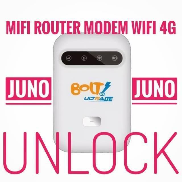 Mifi Modem Wifi Router 4G Bolt Juno Unlock Free Perdana Smartfren