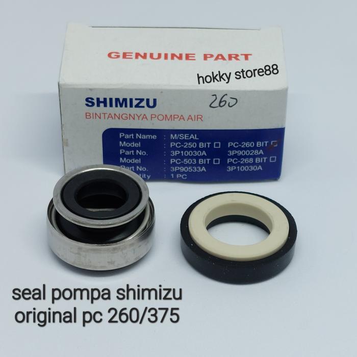 MECHANICAL SEAL POMPA AIR SHIMIZU PC 260 BIT PC 375 BIT ORIGINAL SIL FREE ONGKIR