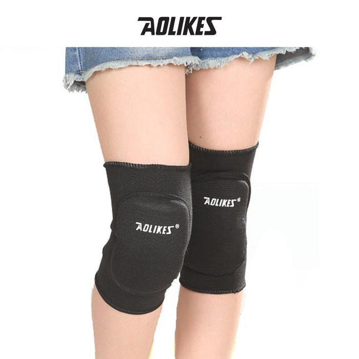 219 Knee Protector Pad Kid - Pelindung Lutut Deker Voli Anak - Black