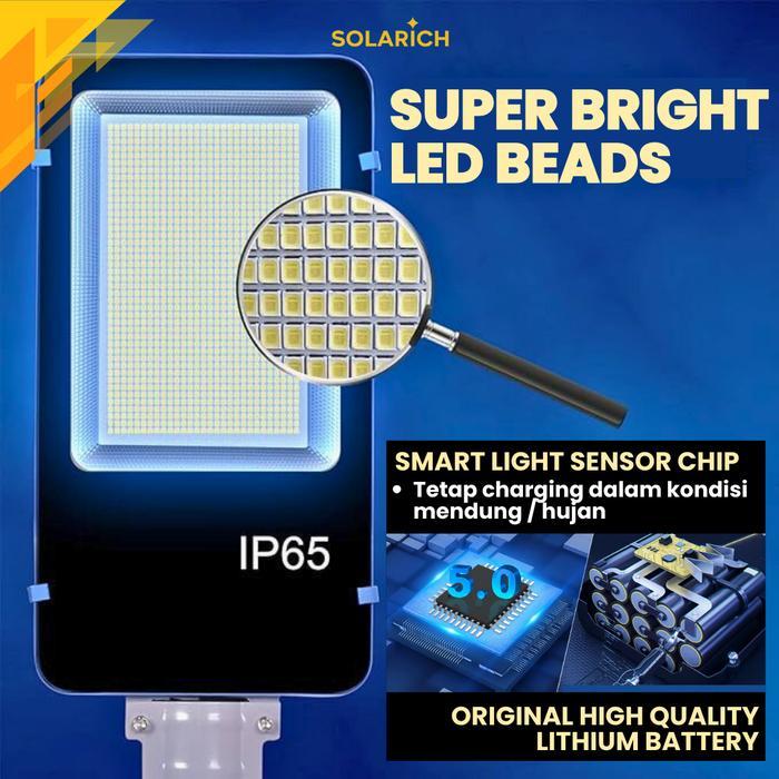 Lampu Jalan PJU Tenaga Matahari - LED Solar Street Light GARANSI