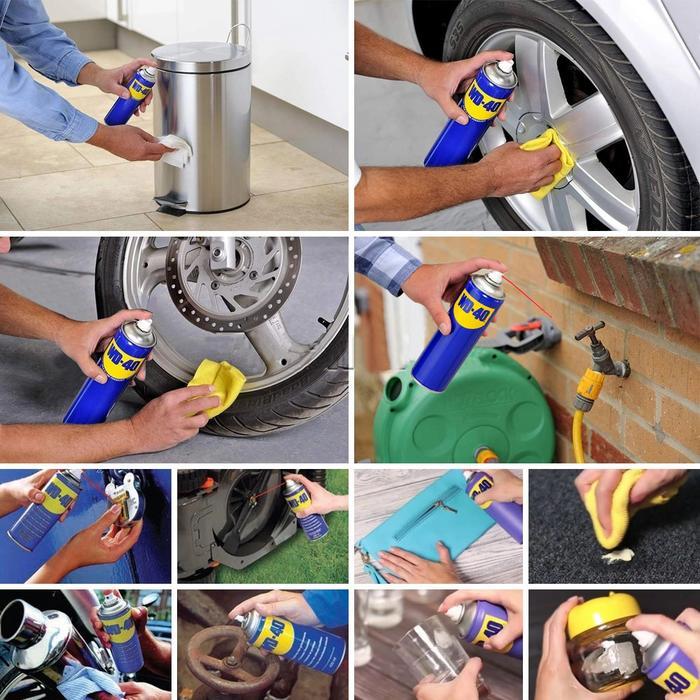 Wd-40 Semprot-Pelumas Serbaguna Pembersih Kerak Anti Karat Kemasan Botol Kecil-Besar