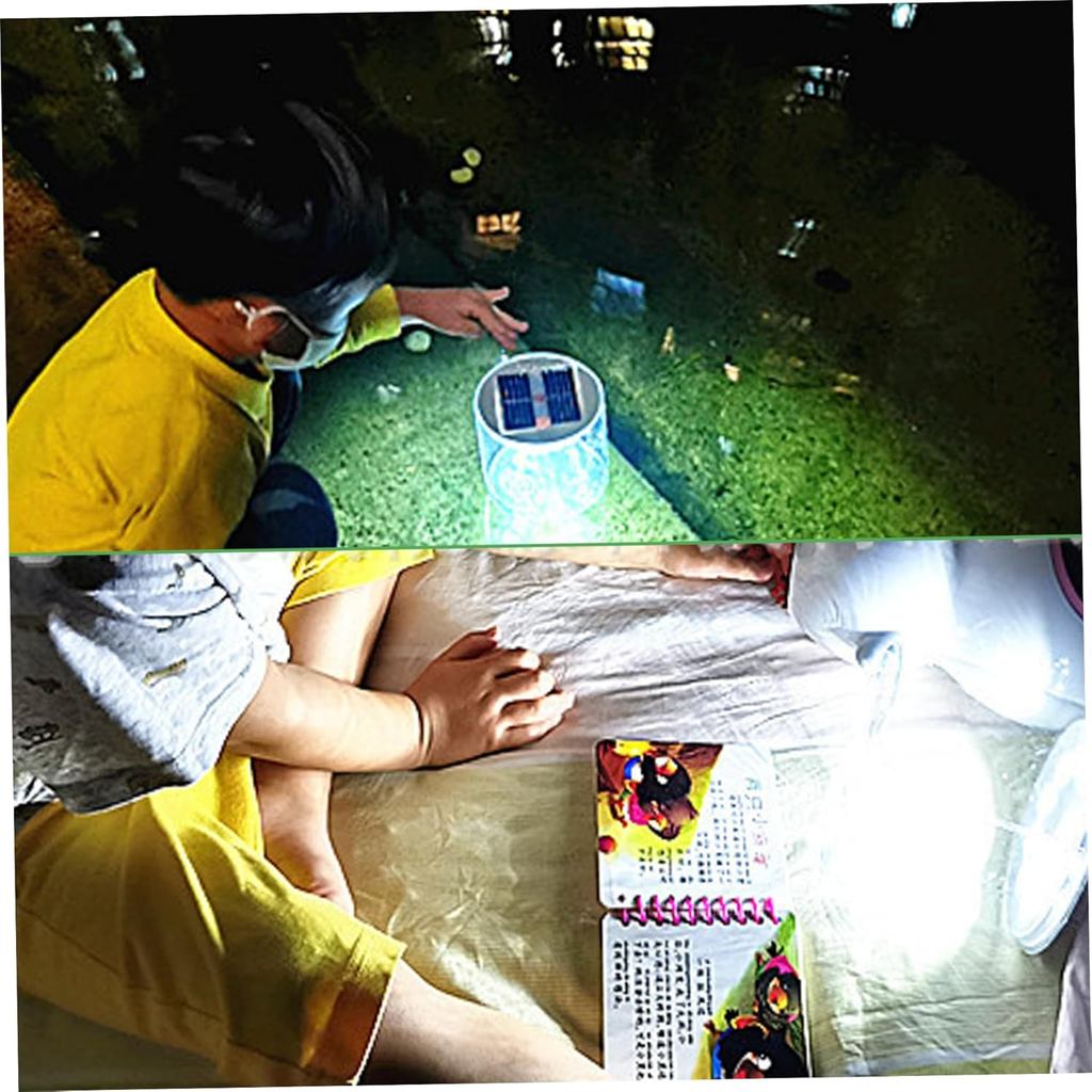 Camping Solar Inflatable Light LED Camping Solar Powered Tent Lamp Waterproof Solar Power Light LED