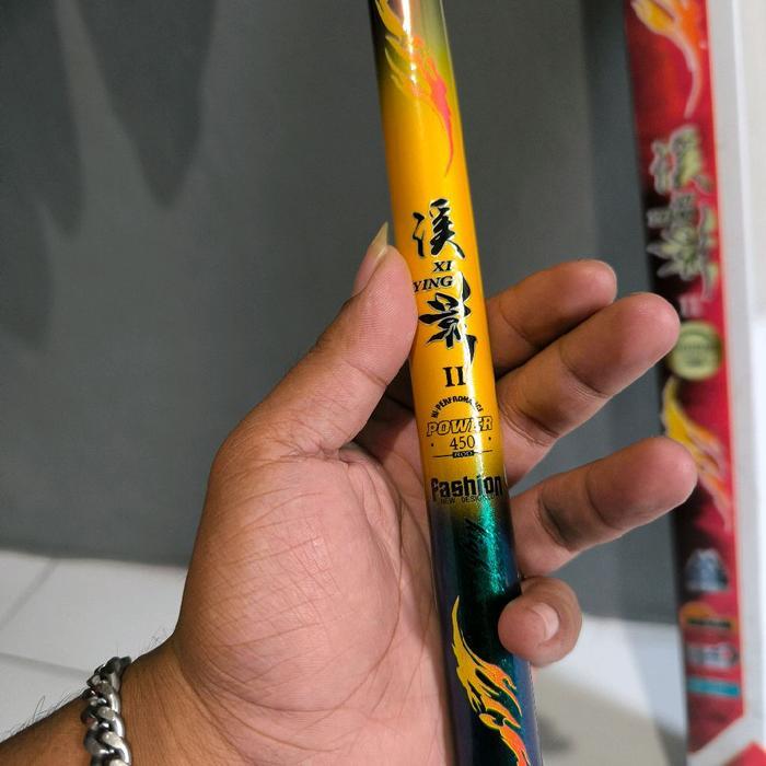 Tegek Pancing Custom Threefish Xi Ying Full Kolong Fuji Tbk