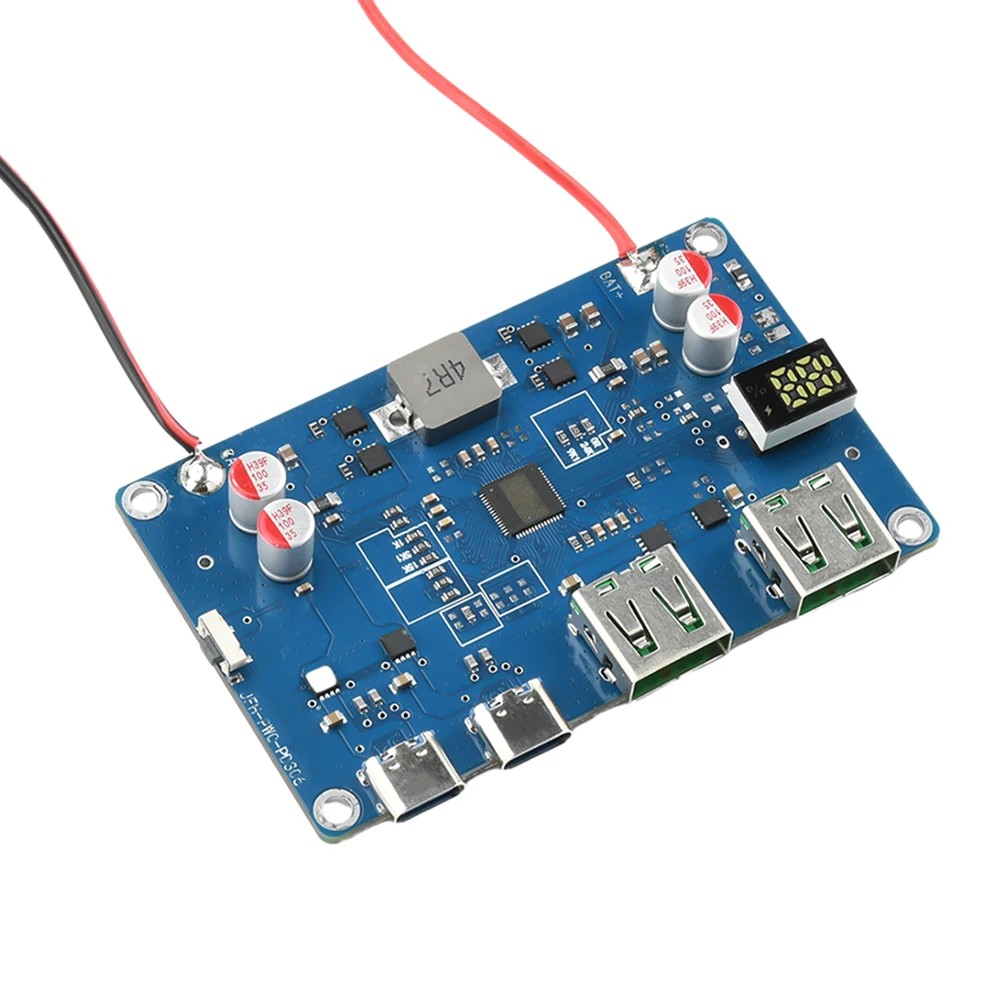 100W PD QC 2-WAY FAST CHARGING POWERBANK MODULE DIY CHARGING 3-6S LITHIUM BATTERY PROTECTION