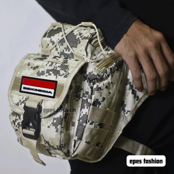 Eiger - Epes Tas Slempang Paha Army Epes Tactical Bisa Di Pinggang 2 Fungsi Bahan Cordura Motif