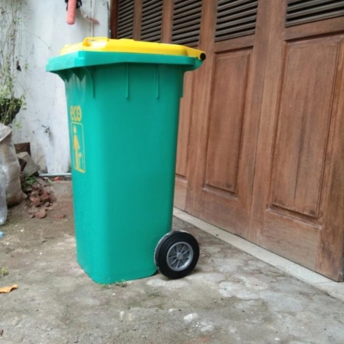 TONG SAMPAH BESAR RODA 120 liter TEBAL/TEMPAT SAMPAH RODA 120 liter