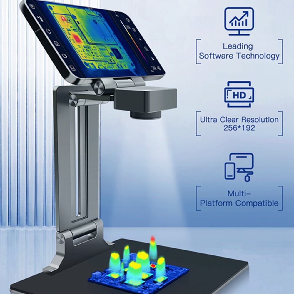 TERBAIK 3D Thermal Imaging Analyzer 256X192 PCB Leakage Check Short Circuit Location Complex Bugs PC