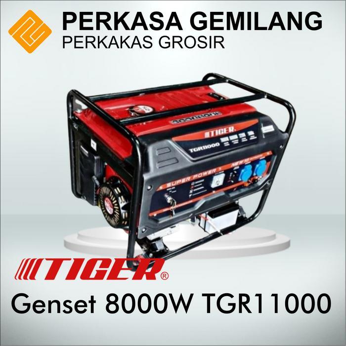 TIGER TGR11000 Generator Genset Bensin Mesin Genset TG 11000 R 8000 Watt