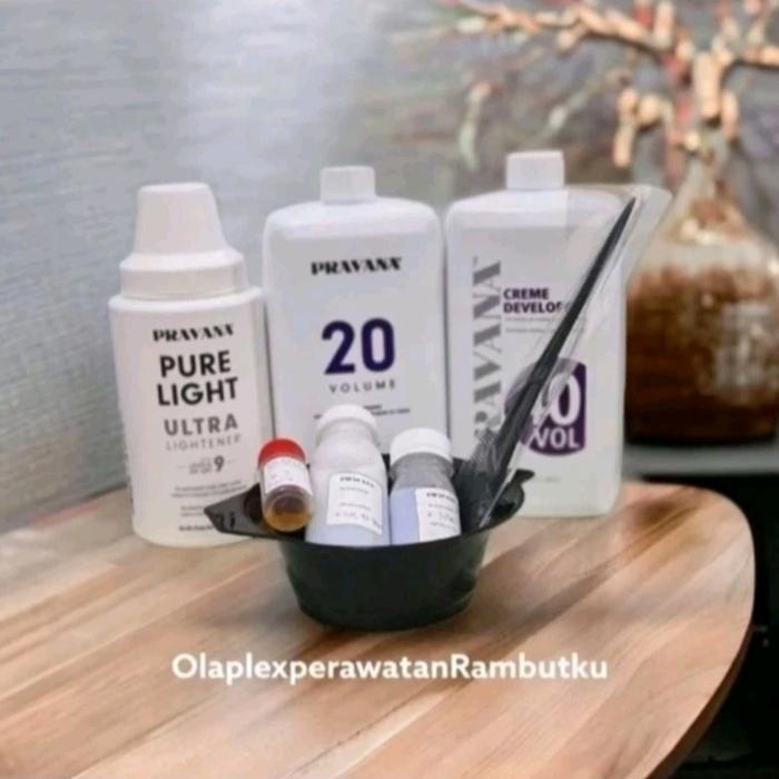 Bleaching Rambut Vegan Pravana Lvl 9 Ori USA with Smartplx=Olplx