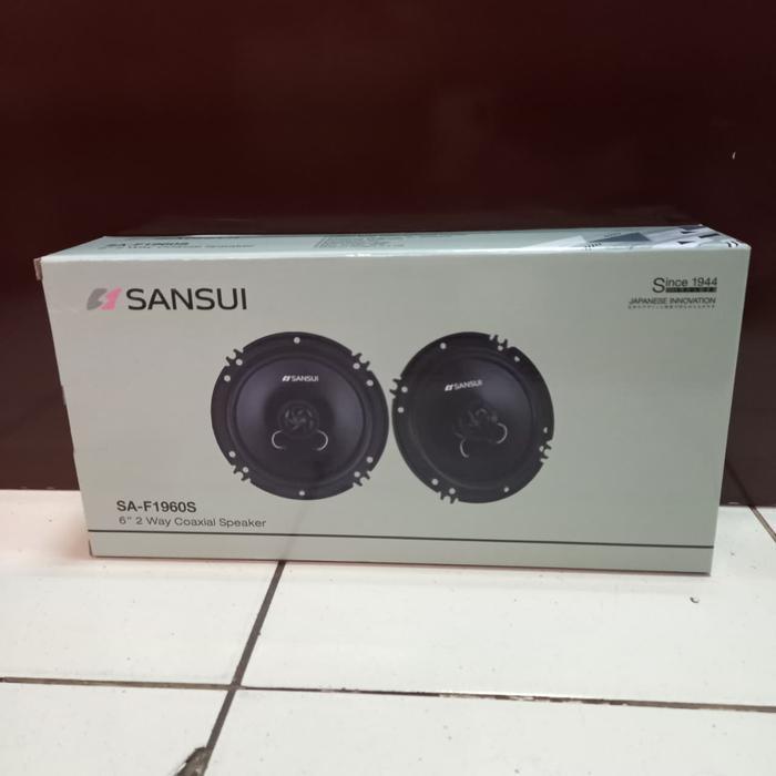 Terbaru Speaker Coaxial Sansui Sa-F1960S 6 Inch / Speaker Mobil Sansui
