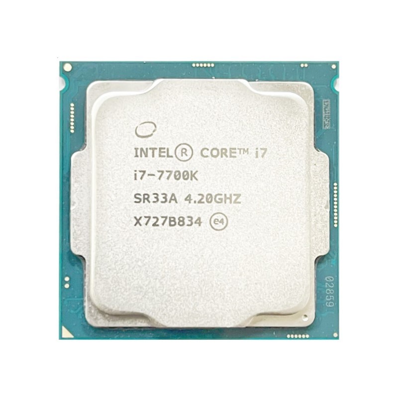 Used Intel Core i7 7700K i7-7700K Quad-Core Eight-Thread 4.2 GHz 91W Processor 8M LGA 1151 Desktop