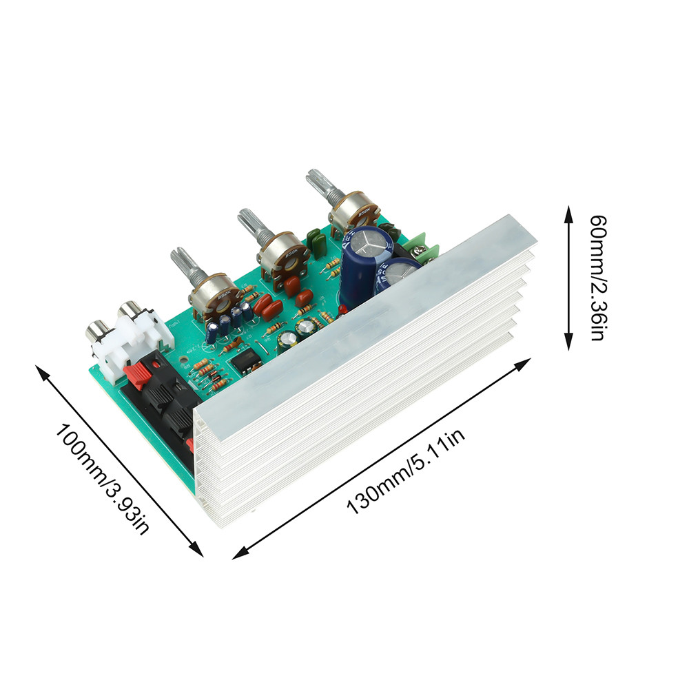 Stk4172/4162/4182/4132 50W+50W Dx-0408 2.0 Channel Stk Film Series Stereo Amplifier Board 10Hz-20Khz