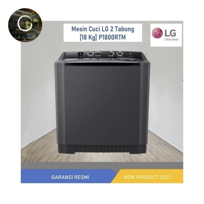 Mesin Cuci 2 Tabung LG P1800RTM [18KG]