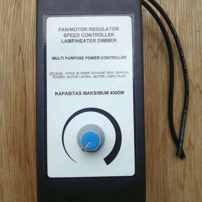 Dimmer 4000W 220V Ac Pengatur Putaran Gerinda Bor Dinamo Motor Listrik