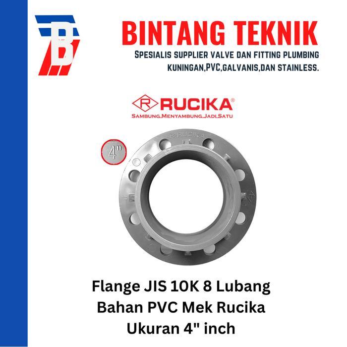 [] Flange PVC Rucika 4" inch AW (Tebal)