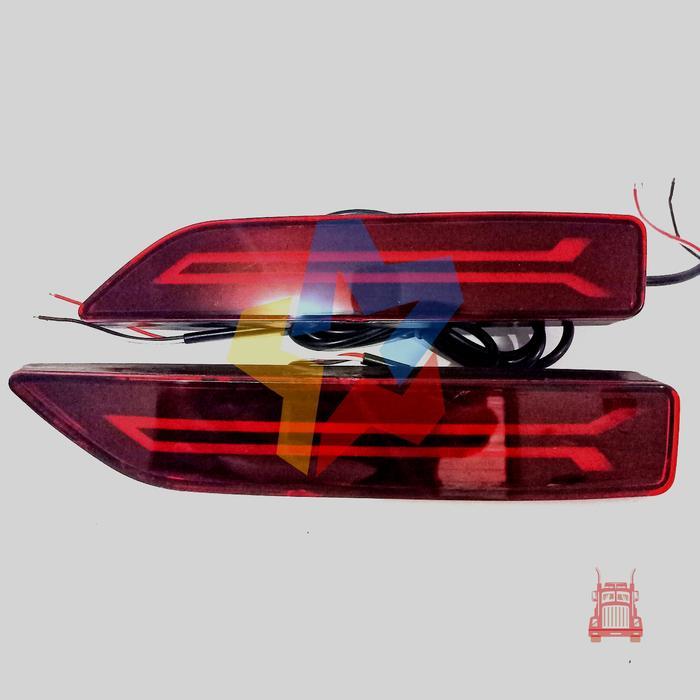 reflector bumper belakang + lampu led honda mobilio / BRV