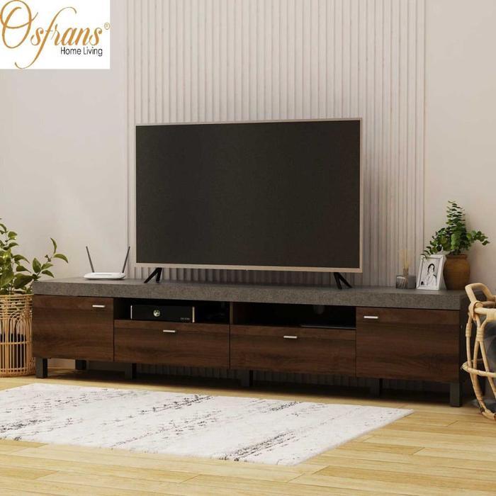 MEJA TV LEMARI TV BUFET TV LIVING ROOM RAK TV BENEDICT TV 210 150 - PANJANG 210 CM