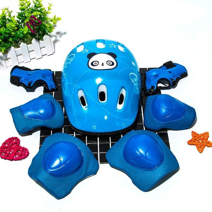 Helm Decker Anak Helm Decker Sepeda Anak Alat Pelindung Lutut Siku Tangan Tbk