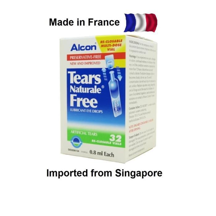 Alcon Tears Naturale Free / Artificial tears / Air mata buatan 32 vial
