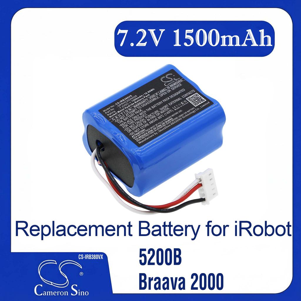 Replacement Battery for Proscenic, iRobot Pro JOJO, Pro JOJO T1, Seven smith, Braava 380, Braava