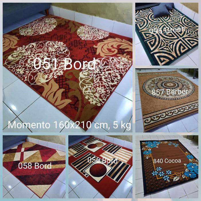 permadani karpet 160x210 momento karpet lantai ruang tv tamu minimalis