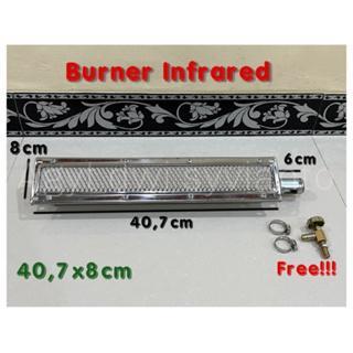 Burner Infrared Kompor Stove Keramik Ceramic Infrared Gas Lpg Burner 40,7X8Cm