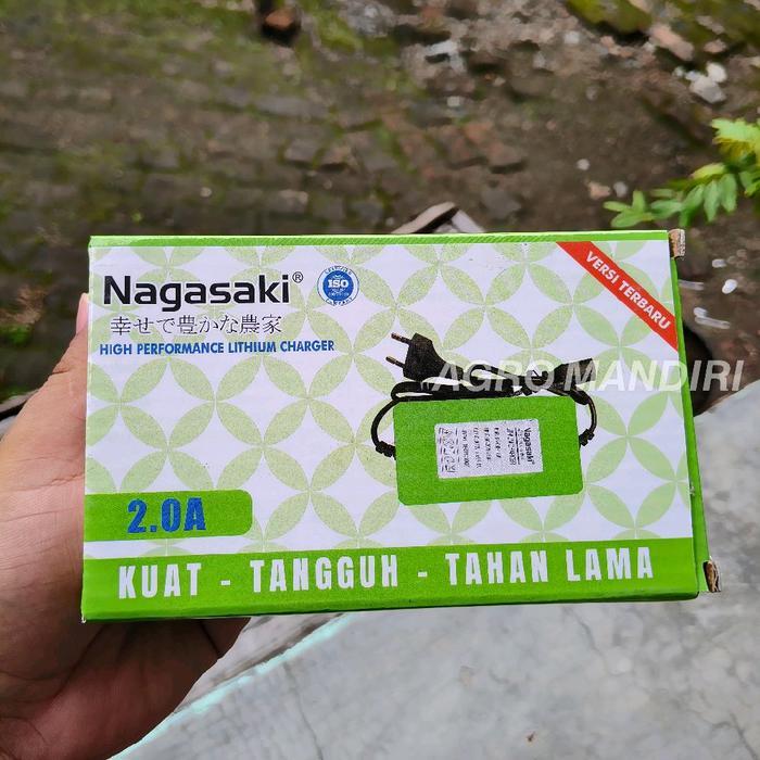Charger spayer lithium Alat Semprot Elektrik Charger 2A Adaptor Cas Sprayer Lithium Baterai Nagasaki