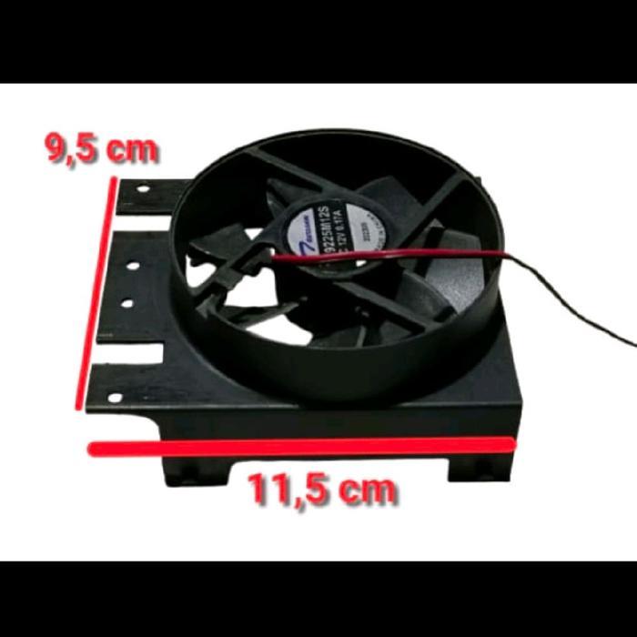 Motor Kipas Pendingin Peltier Dispenser Air Cosmos Miyako TX9225M12S DC 12V 0.17A Original