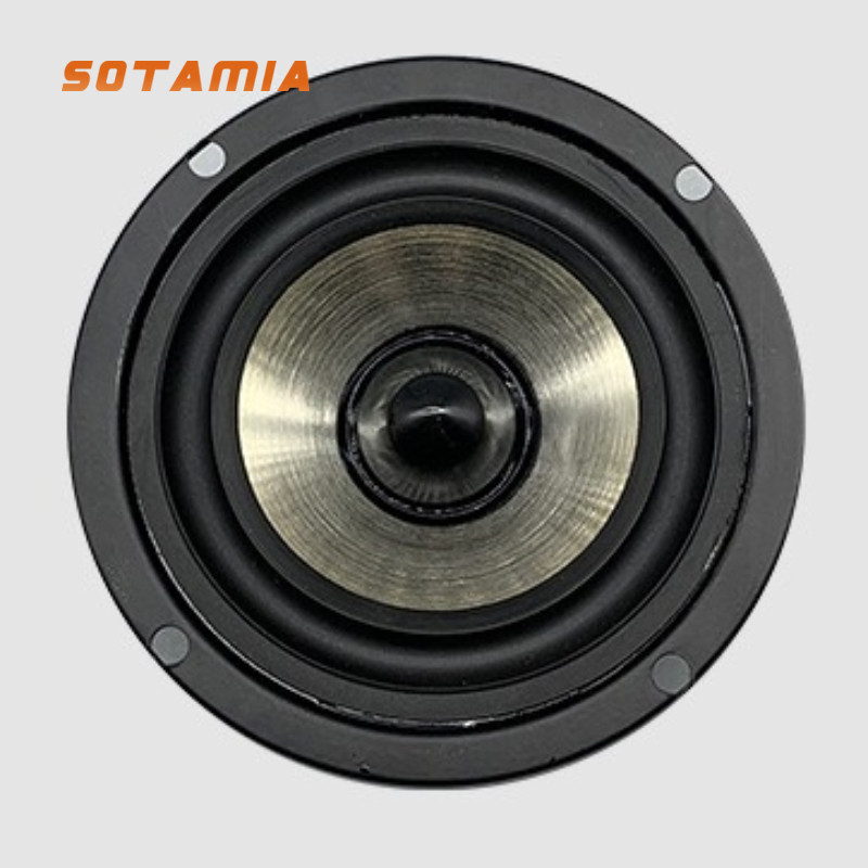 S0TAMI4 1PCS 3 Inch Round Speaker 4 Ohm 20 Watt Bookshelf Audio Bluetooth Computer Speaker Full