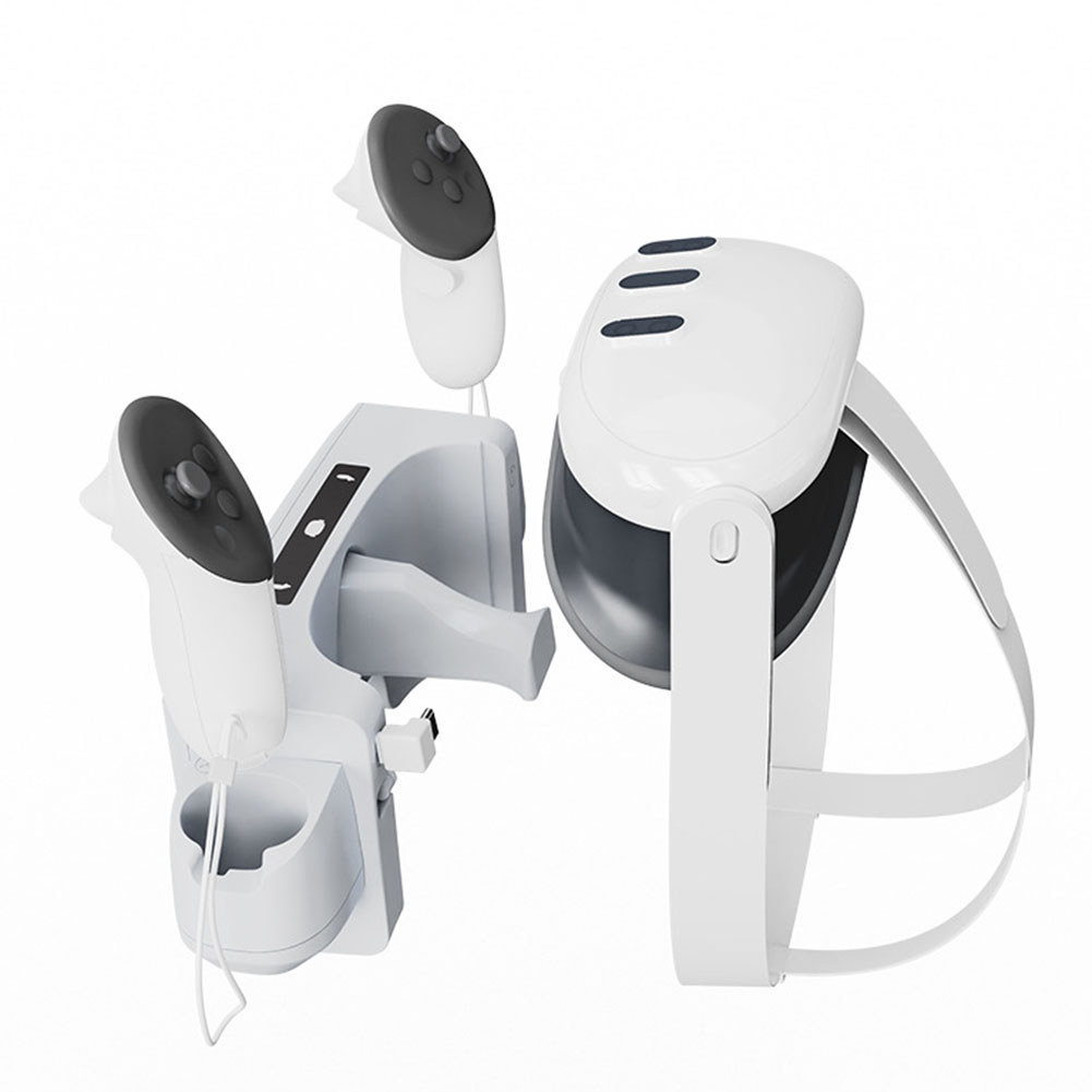 Charger Docking Station Base Wall Mount For Meta Quest 3 Charger Station Controller For Oculus VR