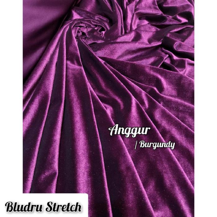 Kain Bludru Stretch Tebal Mewah / Kain Bludru Velvet / Kain Beludru Velvet Premium / Kain Bludru