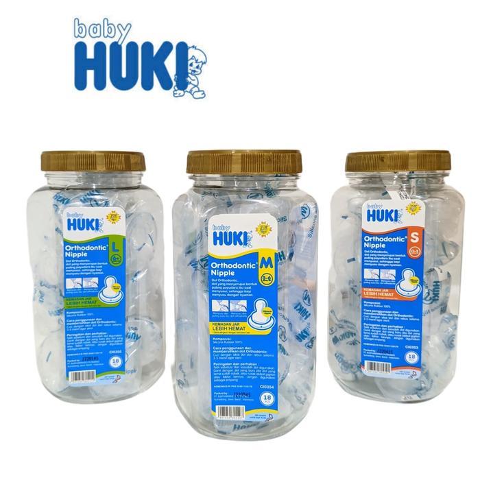 1 TOPLES HUKI Nipple DOT Silicone Reguler Dan Ortodentic Bayi ( 1 TOPLES ISI 18pcs )