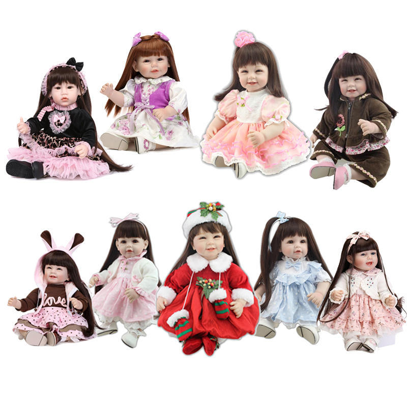 New 20-23inch reborn doll clothes for npk doll baby girl clothes doll dress accessories DIY reborn