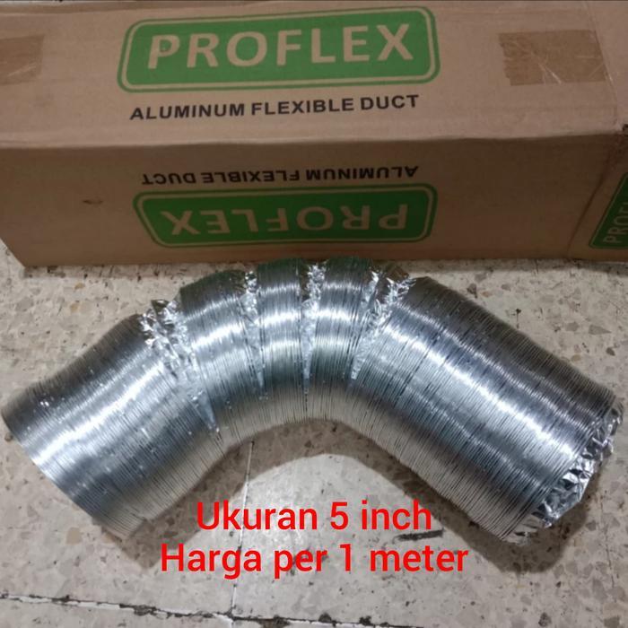Flexible Pembuangan Cooker Hood Modena, Rinnai & Exhaust Fan 5 Inch
