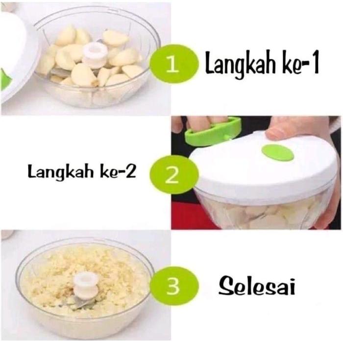 "New" (RDM) Chopper Dapur Alat Blender Tarik Manual Multifungsi / Blender Daging dan Bumbu