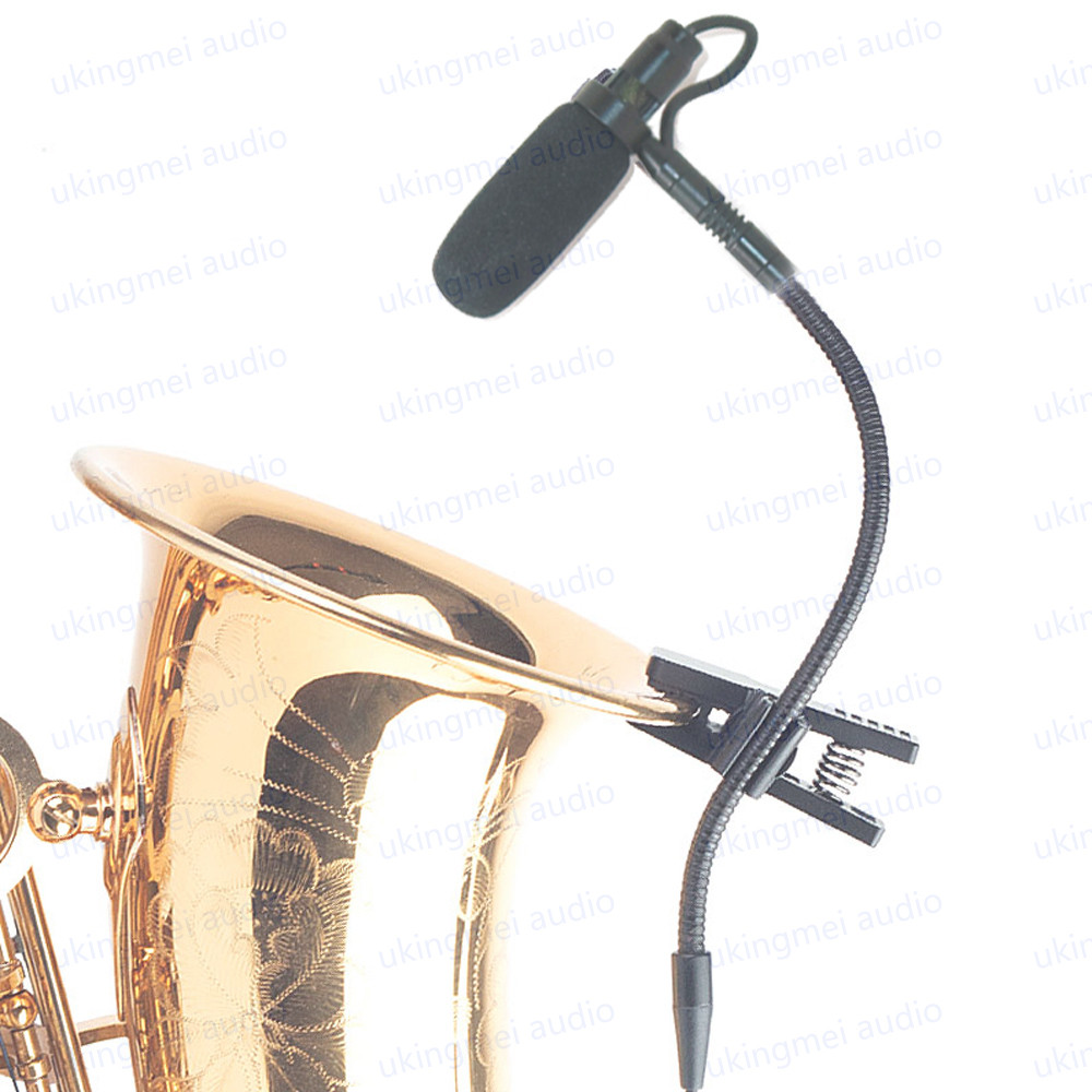 Supercardioid Trumpet Saxophone Musical Microphone Condenser Microphone for Shure Sennheiser AKG