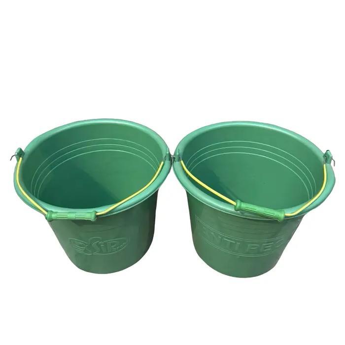 ( 2 Pcs ) Ember Cor 20 Hijau Anti Pecah / Ember Serbaguna Anti Pecah Plastik