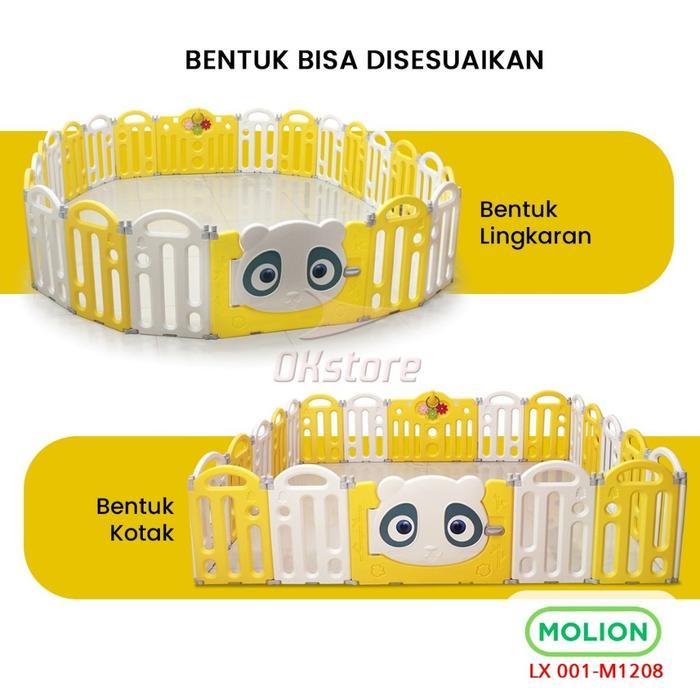 MOLION Pagar Bayi Pagar Anak Set Pagar Mainan Anak Pagar Bayi Babyfence Pagar Pengaman Bermain Anak