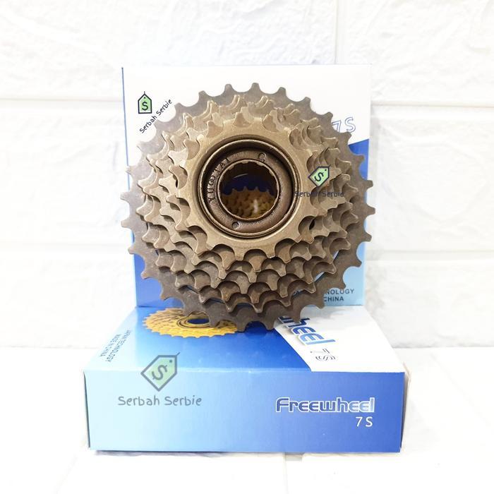 Polygon Freewheel 6 7 8 Susun Multi Speed Gear Gir Belakang Multiple Drat Ulir Sprocket Sepeda Bmx