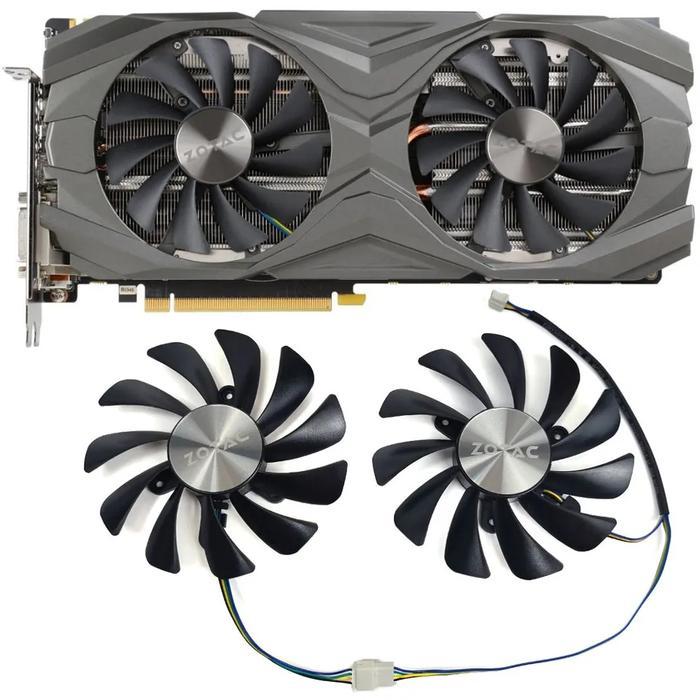 FAN KIPAS VGA ZOTAC AMP GTX 1070 GTX 1080 95MM 4PIN ORIGINAL OEM TERBARU