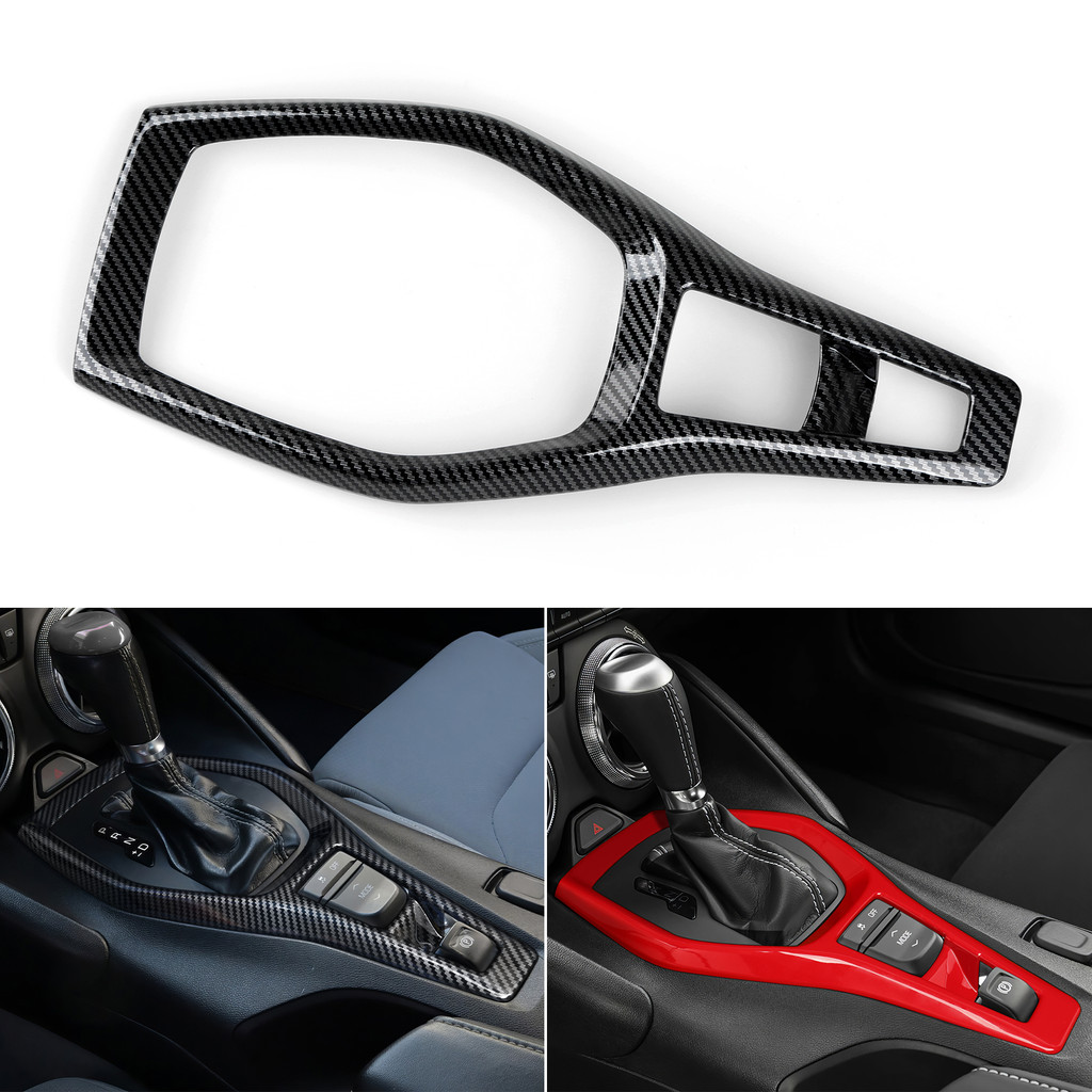 For Chevrolet Camaro ZL1 2016-2026 Center Console Gear Shift Panel Carbon Fiber Interior Sticker,