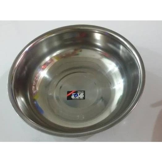 Baskom 24 cm / Mangkok Stainless 555 24cm