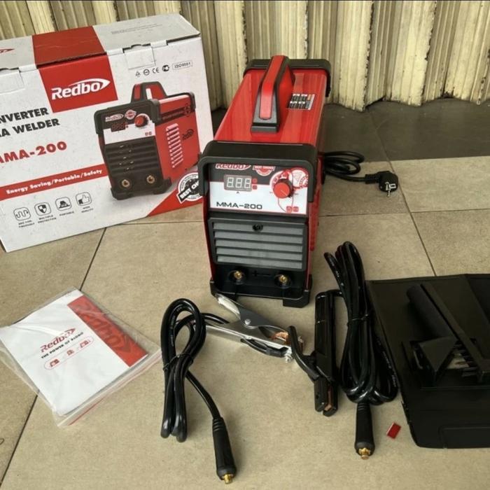 REDBO mesin las mma 200 ampere/inverter travo las 200a
