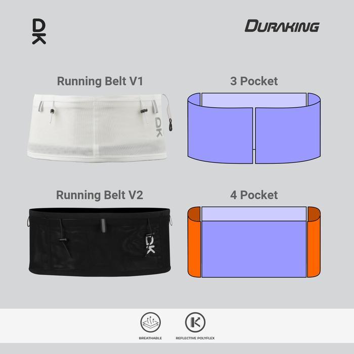 Duraking Sabuk Lari Aksesoris Olahraga - Duraking Sport Act Running Belt Uniseks Nyaman