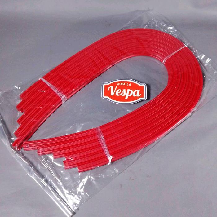 Karet Set Merah Metalplast Import Vespa Super Sprint VBB VNB VGLA/B Kongo GL SS180 GSMK
