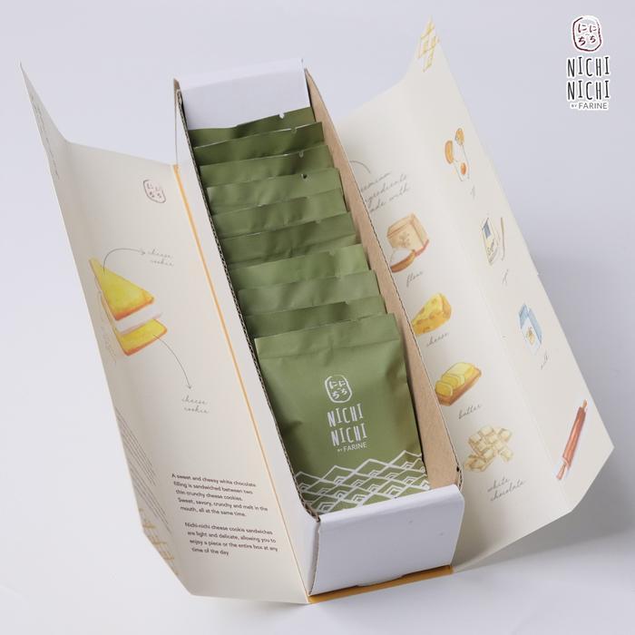 ((Tasyi Approved)) Matcha Cookie Sandwich - Kue Kering Green Tea Matcha Jepang Enak!! Nichi Nichi by