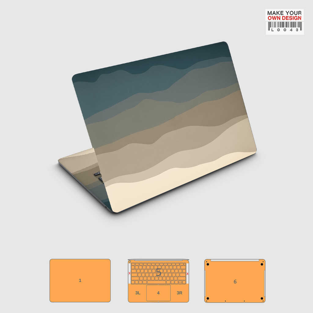 Colorful skin sticker for Macbook Air 13 2025 2024 Macbook Air M1 M2 M3 Sticker Vinyl Removable