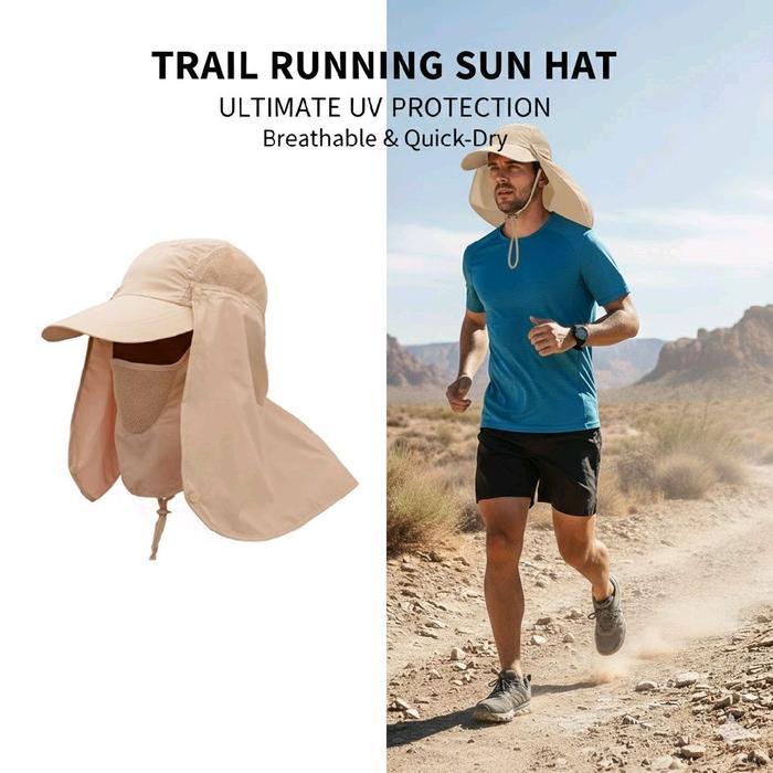 TERLARIS SUN HAT - TOPI GURUN - TOPI JEPANG - TOPI LARI TRAIL BISA GRAB