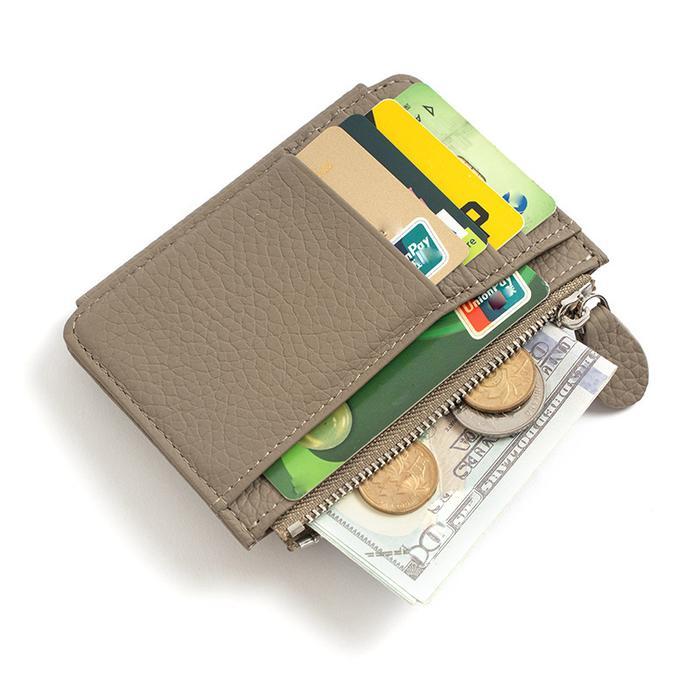 Eiger - Dompet Lipat Mini Wanita Kulit Card Holder Cewek Dompet Kartu Dan Uang Korea Polos